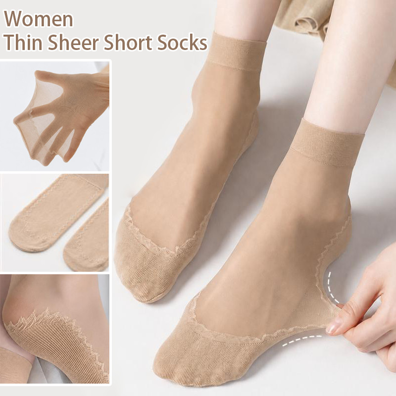 Invisibility Sock Loafer - 10 Paar ultratransparente, unsichtbare Söckchen für