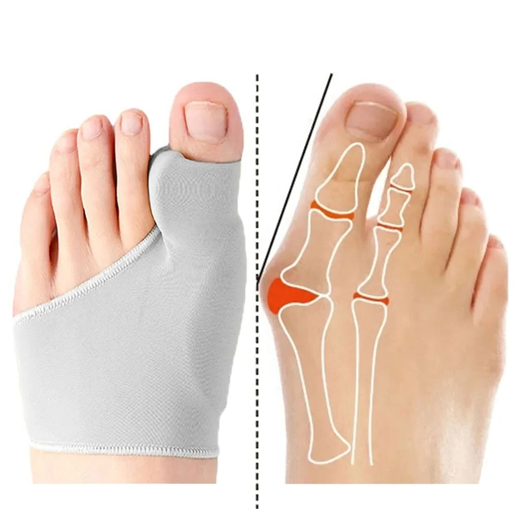 Ankle Brace Sock - 1/2 Paar Zehenspreizer Hallux Valgus Bunion