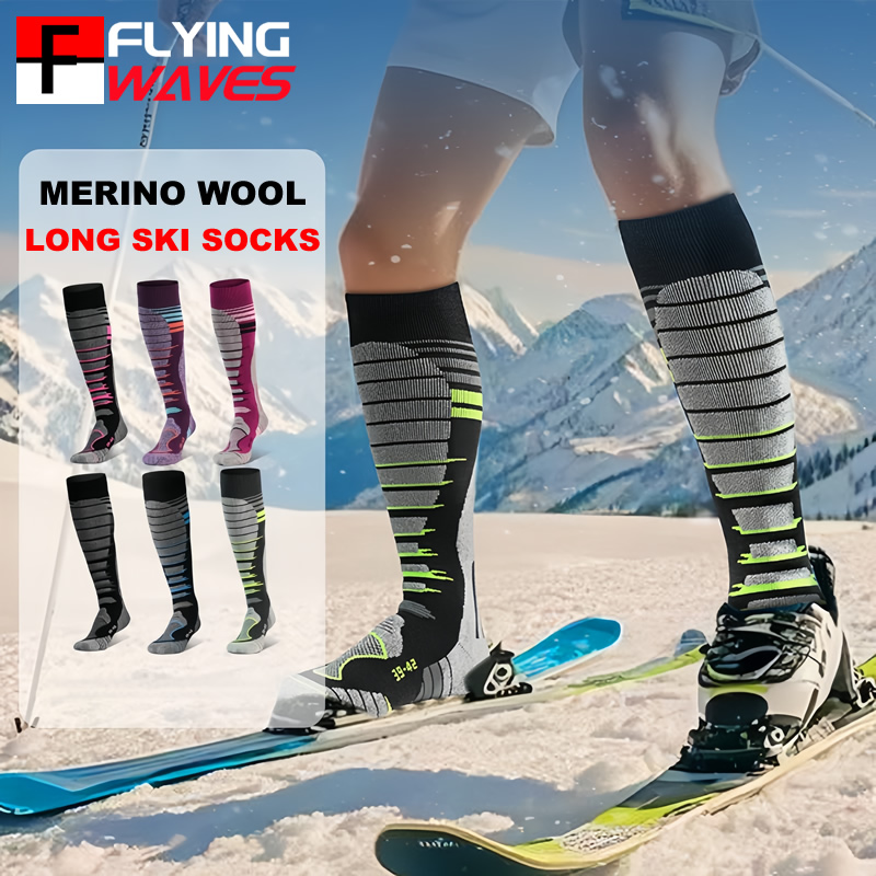Thermal Sock Winter - Skisocken aus Merinowolle, Socken für kaltes