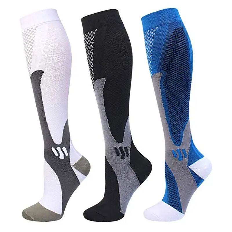 Compression Sock Medical - Lauf-Kompressionssocken, Krampfadern, Fußball, Basketball, Wandern, 20–30
