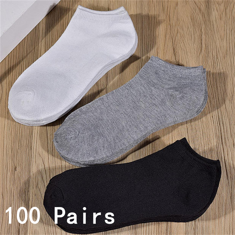 No Show Sock Women - Großhandel 50/100 Paar Unsichtbare Niedrig Geschnittene
