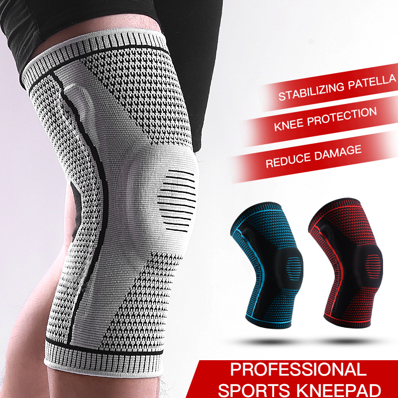 Compression Sleeve Calf - Rutschfeste Kniestütze mit Patella-Gel-Pad-Stabilisatoren, bequeme Kompressionsmanschette