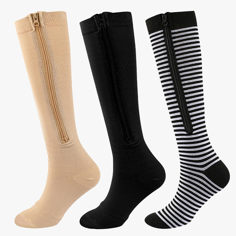 Compression Sock Medical - 1 Paar medizinische Reiß verschluss Kompression