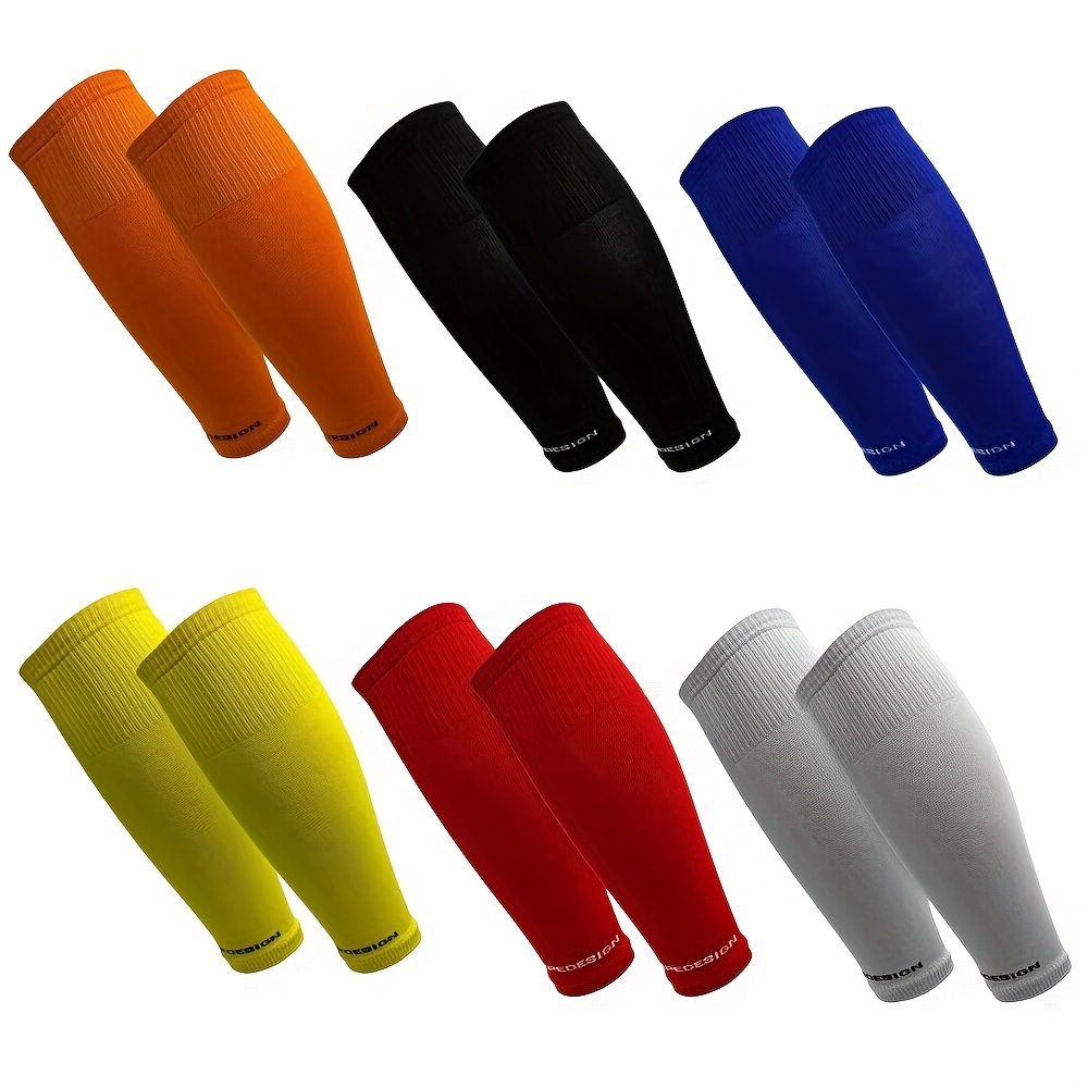 Compression Sleeve Calf - 1 Paar Kompressions-Fußballsocken-Abdeckungen, Kompressions-Beinstulpen, schweißabsorbierende Wadensocken