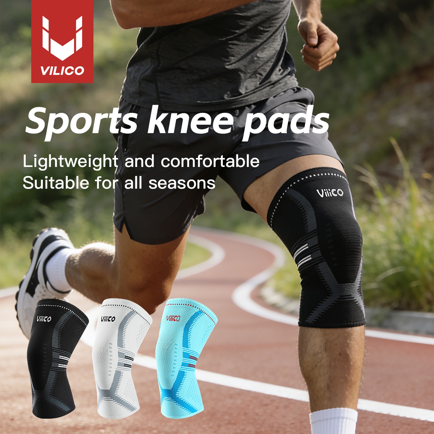 Compression Sleeve Calf - 1 Stück Kniebandage für Frauen &