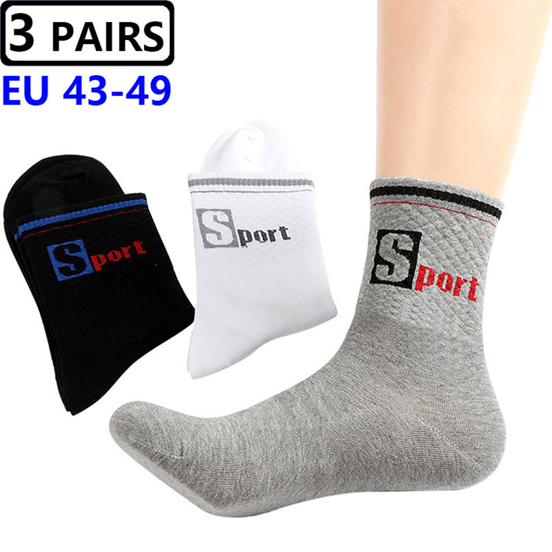 3 Paare/Packung Große Große So – Cotton Crew Sock Pack Bewertung und Preis