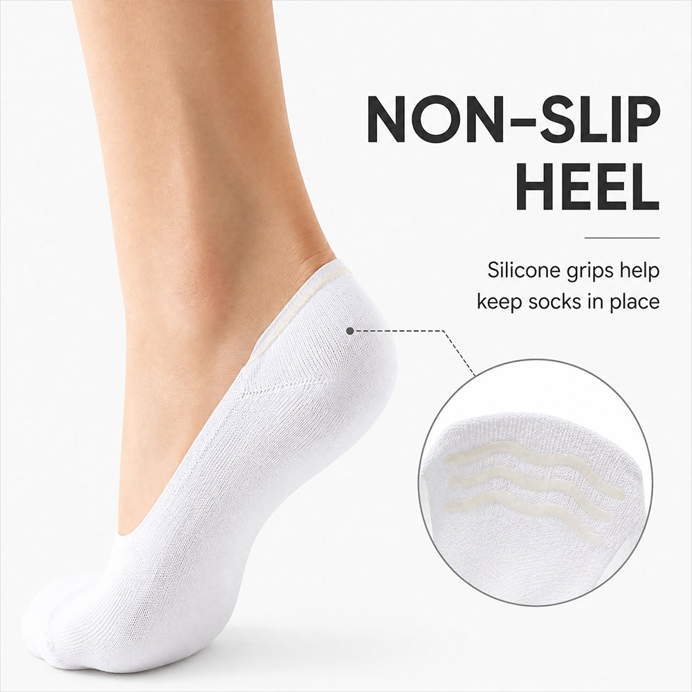 6 Paar Unisex Baumwoll-Füßling – Invisibility Sock Loafer Bewertung und Preis