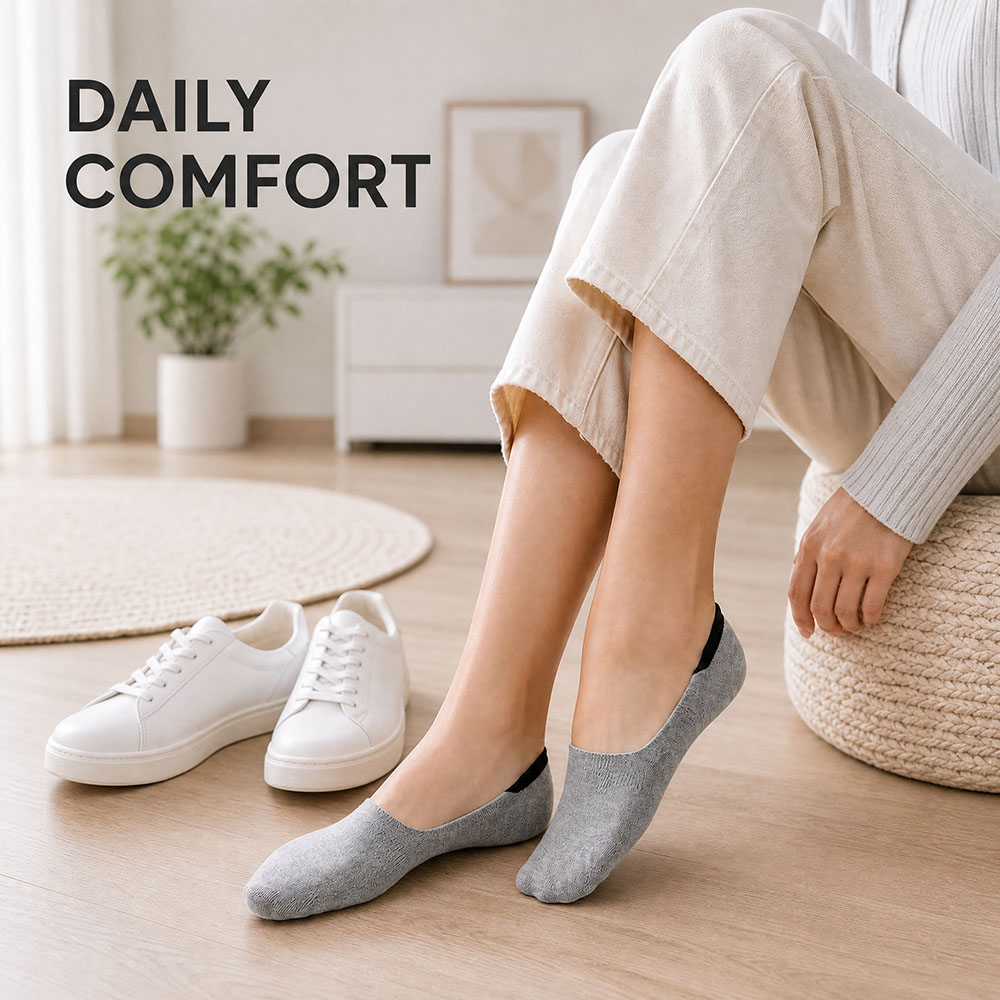 6 Paar Unisex Baumwoll-Füßling – Invisibility Sock Loafer Bewertung und Preis