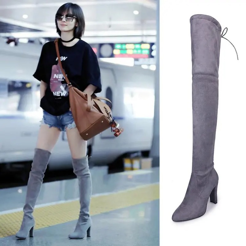 Neue europäische und amerikani – Knee High Sock Women Bewertung und Preis