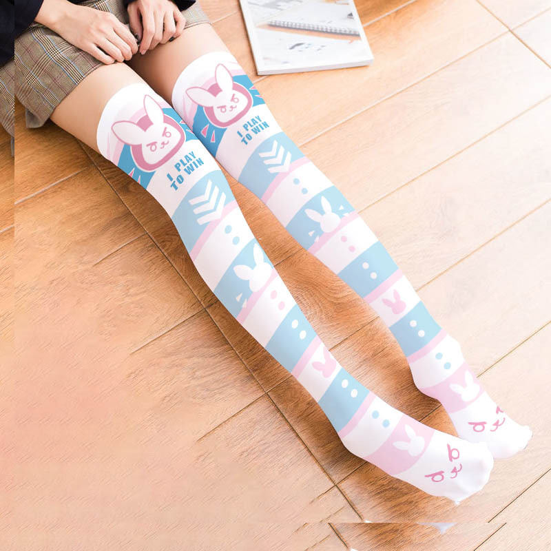 Spiel OW D.Va Cartoon Gedruckt – Silk Sock Bamboo Bewertung und Preis