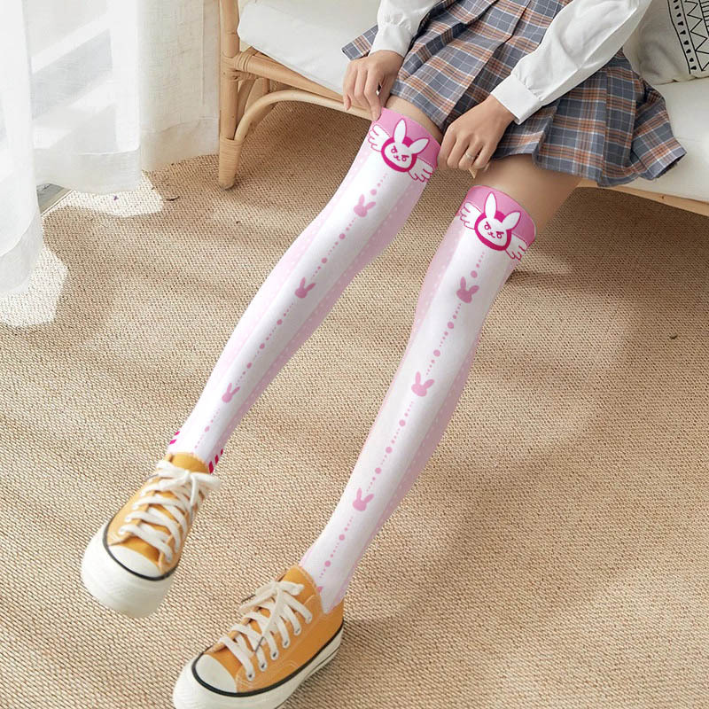 Spiel OW D.Va Cartoon Gedruckt – Silk Sock Bamboo Bewertung und Preis