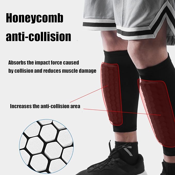 Fußball-Schienbeinschoner, Sch – Compression Sleeve Calf Bewertung und Preis