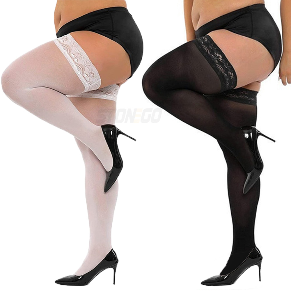 Plus Big Size Damen ultradünne – Thigh High Sock Stay Up Bewertung und Preis