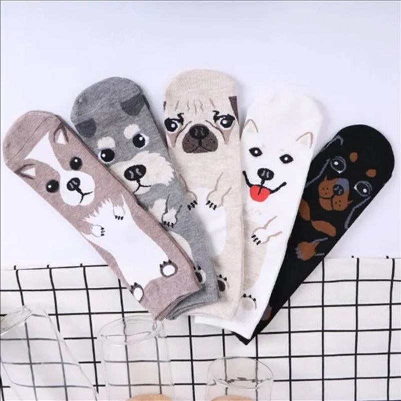 5 Paar/Packung Lustige Cartoon – Cotton Crew Sock Pack Bewertung und Preis