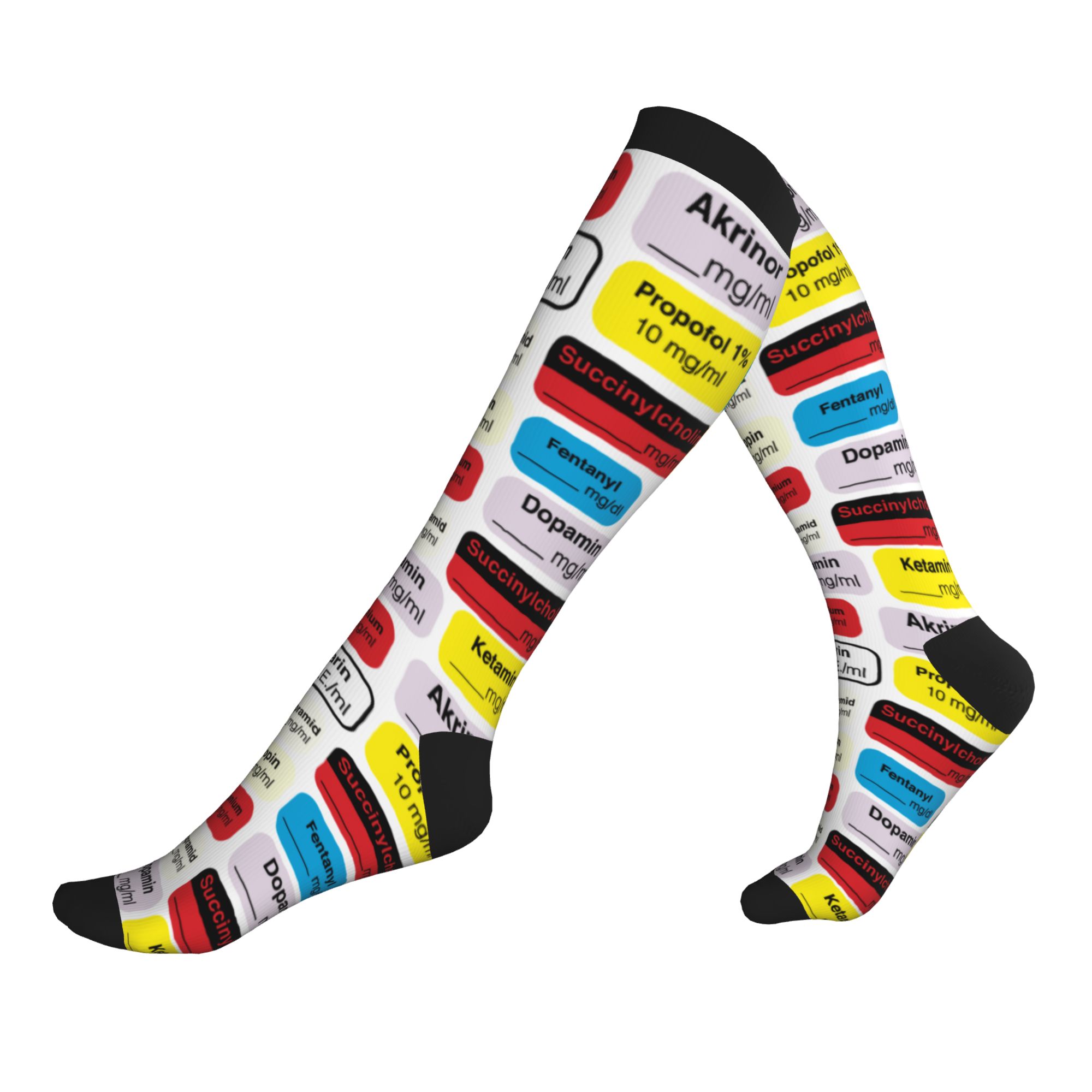 Etiketten für Anästhesiemittel – Compression Sock Medical Bewertung und Preis