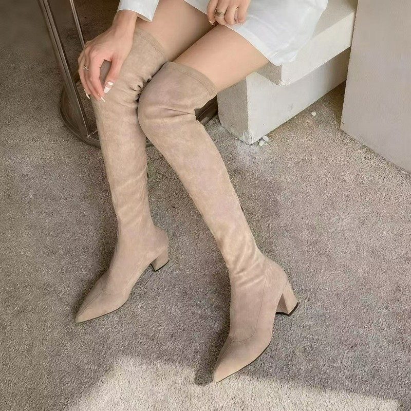 Sexy Damenstiefel, spitzer Zeh – Knee High Sock Women Bewertung und Preis