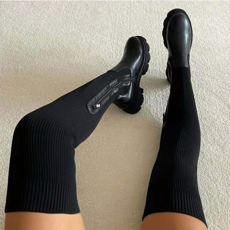 2025, Winter Schuhe Frauen Soc – Knee High Sock Women Bewertung und Preis