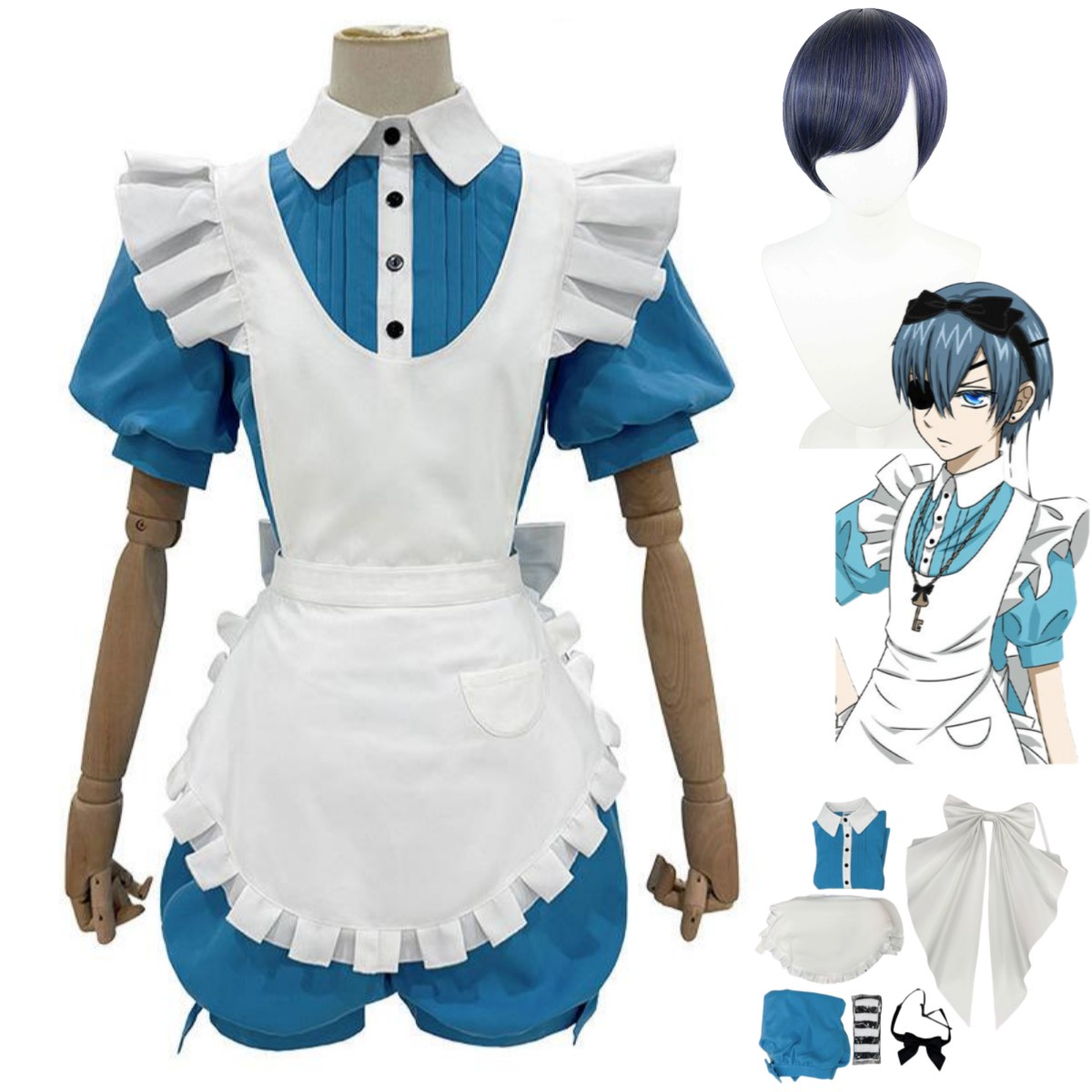 Anime Ciel Phantomhive Lächeln – Dress Sock Men Bewertung und Preis