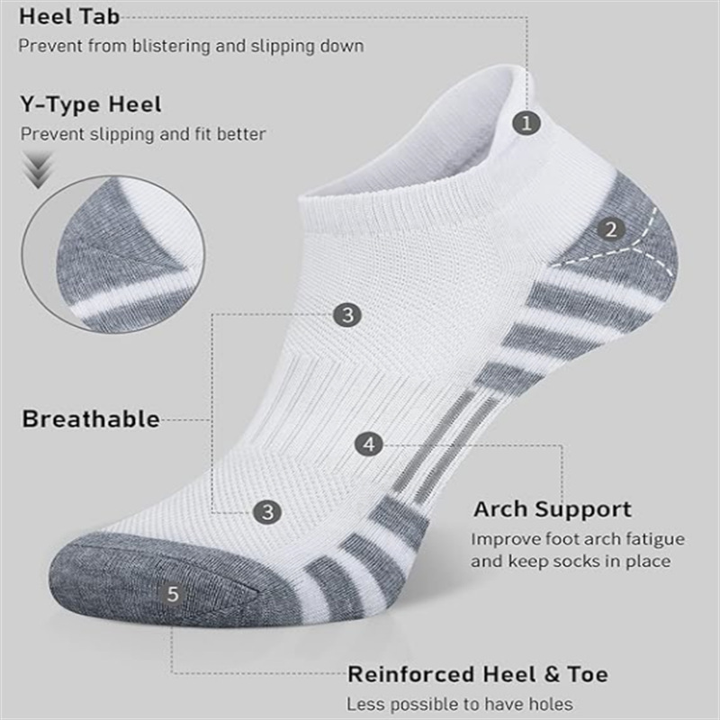 6/12 Paar niedrig geschnittene – Athletic Sock Cushion Bewertung und Preis