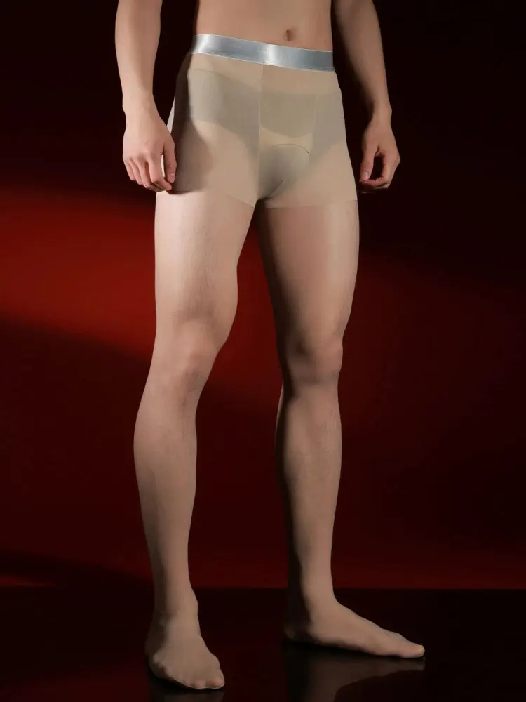 Sexy Herren Nahtlose Silberne  – Tights Pantyhose Sheer Bewertung und Preis